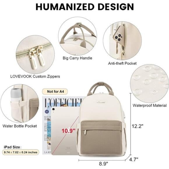 Mini Backpack Purse for Women, Small Backpack Cute Fashion Daypack - Picture 5 of 5